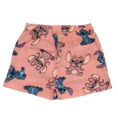 Κοριτσίστικη Καλοκαιρινή Πυζάμα Lilo & Stitch σε Κουτί Δώρου – Ροζ Μπλούζα & Ανοιχτό Ροζ Σορτς 100% Βαμβάκι (EZ20033.PINK) - ...