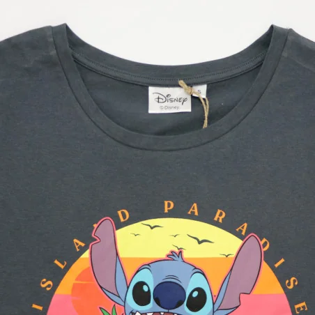 Γυναικεία Καλοκαιρινή Μπλούζα Lilo & Stitch "Aloha Beaches" – Σκούρο Γκρι / Γραφίτης 100% Βαμβάκι (EZ35022) Γυναικεία Καλοκαιρινή Μπλούζα Lilo & Stitch "Aloha Beaches" – Σκούρο Γκρι / Γραφίτης 100% Βαμβάκι (EZ35022)