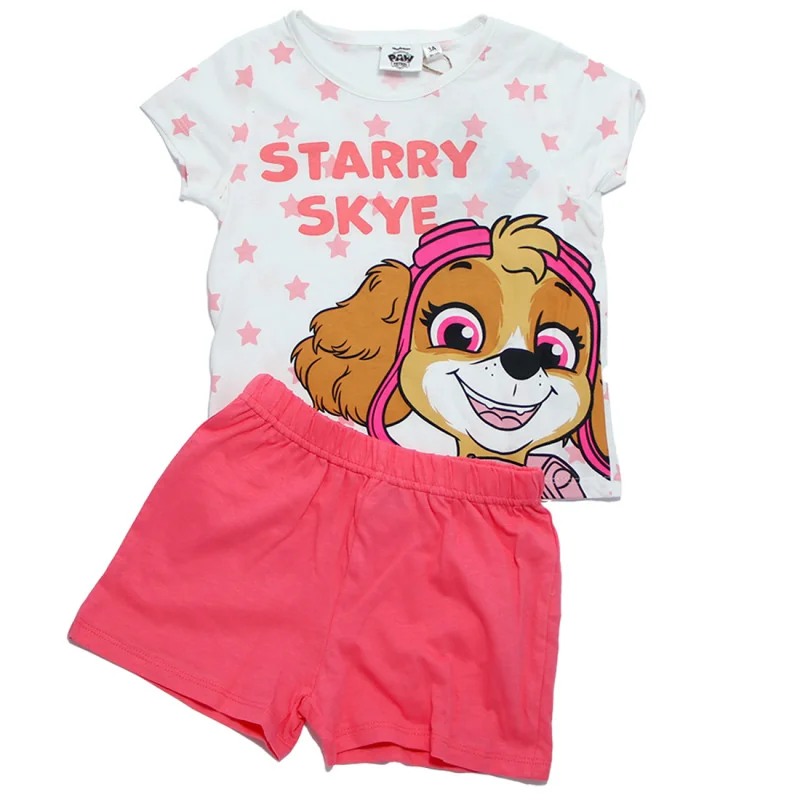 Κοριτσίστικη Καλοκαιρινή Πυζάμα Paw Patrol "Starry Skye" – Μπλούζα με Αστέρια & Σορτσάκι 100% Βαμβάκι (EZ20000.CORAL) Κοριτσίστικη Καλοκαιρινή Πυζάμα Paw Patrol "Starry Skye" – Μπλούζα με Αστέρια & Σορτσάκι 100% Βαμβάκι (EZ20000.CORAL)