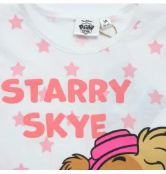 Κοριτσίστικη Καλοκαιρινή Πυζάμα Paw Patrol "Starry Skye" – Μπλούζα με Αστέρια & Σορτσάκι 100% Βαμβάκι (EZ20000.CORAL) - Πιτζά...
