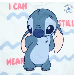 Κοριτσίστικο Καλοκαιρινό Σετ Lilo & Stitch "Vitamin Sea" – Μπλούζα & Μπλε Σορτσάκι 100% Βαμβάκι (EZ10071.WHITE) - Καλοκαιρινά...