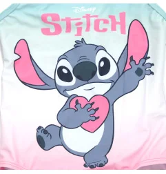 Κοριτσίστικο Ολόσωμο Μαγιό Disney Lilo & Stitch "Heart" – Ντεγκραντέ Γαλάζιο/Μέντα με Ροζ (EZ18233PINK) - Ολόσωμα μαγιό