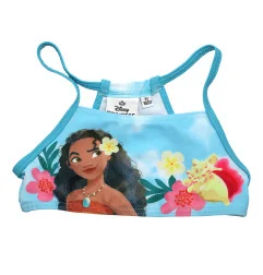 Παιδικό Μαγιό Μπικίνι Disney Princess "Vaiana / Moana" – Γαλάζιο Tie-Dye με Κρόσσια (EZ18223BLUE) - Μπικίνι