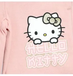 Παιδικό Παντελόνι Φόρμας Hello Kitty "Wide Leg" – Απαλό Ροζ (HY10374Pink) - Παντελόνια - Φόρμες