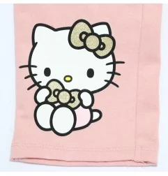 Παιδικό Παντελόνι Φόρμας Hello Kitty "Wide Leg" – Απαλό Ροζ (HY10374Pink) - Παντελόνια - Φόρμες