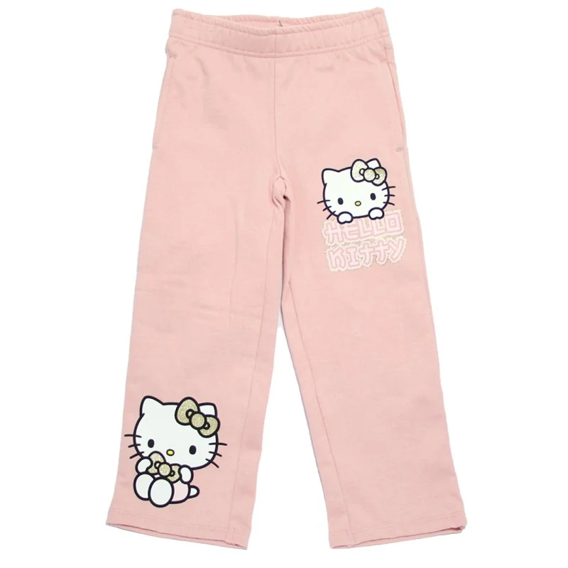 Παιδικό Παντελόνι Φόρμας Hello Kitty "Wide Leg" – Απαλό Ροζ (HY10374Pink) Παιδικό Παντελόνι Φόρμας Hello Kitty "Wide Leg" – Απαλό Ροζ (HY10374Pink)