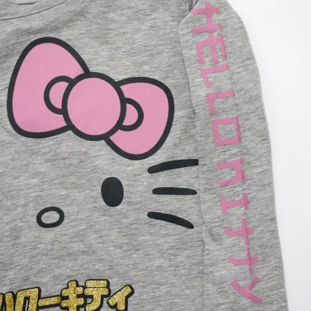 Παιδικό Μακρυμάνικο Μπλουζάκι Hello Kitty – Ανοιχτό Γκρι Μελανζέ (HY10371grey) Παιδικό Μακρυμάνικο Μπλουζάκι Hello Kitty – Ανοιχτό Γκρι Μελανζέ (HY10371grey)