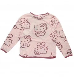Παιδικό Μακρυμάνικο Μπλουζάκι Hello Kitty All-Over Print – Απαλό Ροζ με Σκούρες Ροζ Λεπτομέρειες(HY10372pink) - Μπλουζάκια Μα...