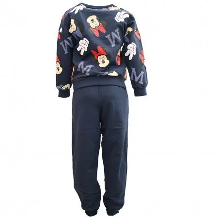 Παιδικό Σετ Φόρμας Disney Minnie Mouse (Μπλούζα & Παντελόνι) – Σκούρο Μπλε (HY10113NAVY)