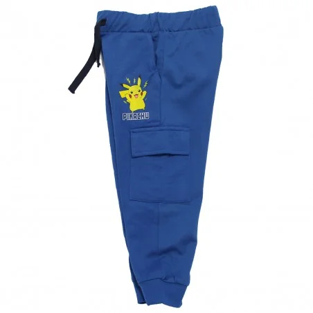 Παιδικό Παντελόνι Φόρμας Pokémon "Pikachu" Cargo – Μπλε (HY10291BLUE)
