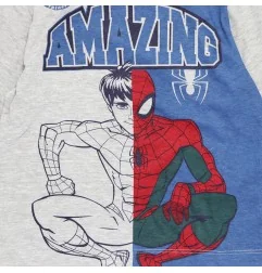 Παιδική Μακρυμάνικη Μπλούζα Marvel "The Amazing Spider-Man" – Γκρι Μελανζέ & Μπλε (HY10034LGREY) - Μπλουζάκια Μακρυμάνικα (μακό)