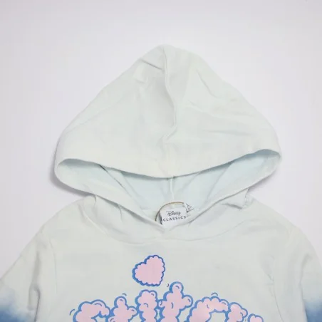 Παιδική Μπλούζα Φούτερ με Κουκούλα Disney Stitch Ombré – Λευκό & Ανοιχτό Μπλε (HY10170Blue)