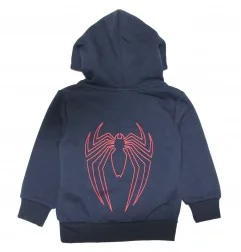 Παιδική μπλούζα φούτερ με κουκούλα Marvel Spider-Man με Τσέπη Καγκουρό & Στάμπα Πλάτης – Σκούρο Μπλε (XH1085 Navy)