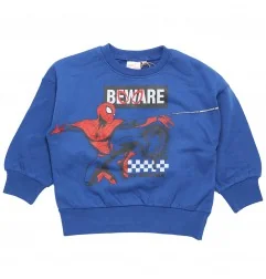 Παιδική μπλούζα φούτερ Marvel Spider-Man "Beware of Danger" – Μπλε (HY10031BLUE) - Μπλούζες φούτερ