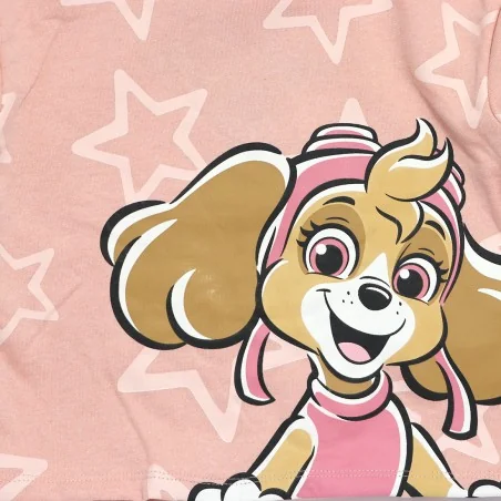 Παιδική Μπλούζα Φούτερ με Κουκούλα Paw Patrol "Skye & Stars" – Ανοιχτό Ροζ (HY10384pink)