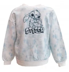Εφηβική / Νεανική Μπλούζα Φούτερ Disney Lilo & Stitch "Since 2002" Tie-Dye – Γαλάζιο / Λευκό (HY10106)