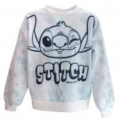Εφηβική / Νεανική Μπλούζα Φούτερ Disney Lilo & Stitch "Since 2002" Tie-Dye – Γαλάζιο / Λευκό (HY10106) - Εφηβικές Μπλούζες κα...