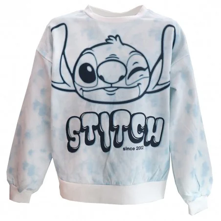 Εφηβική / Νεανική Μπλούζα Φούτερ Disney Lilo & Stitch "Since 2002" Tie-Dye – Γαλάζιο / Λευκό (HY10106) - Εφηβικές Μπλούζες κα...