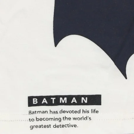 Εποχιακό Μακρυμάνικο Μπλουζάκι DC Comics Batman "Greatest Detective" – Εκρού (HY10333WHITE)