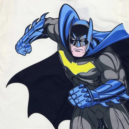 Εποχιακό Μακρυμάνικο Μπλουζάκι DC Comics Batman "Greatest Detective" – Εκρού (HY10333WHITE)