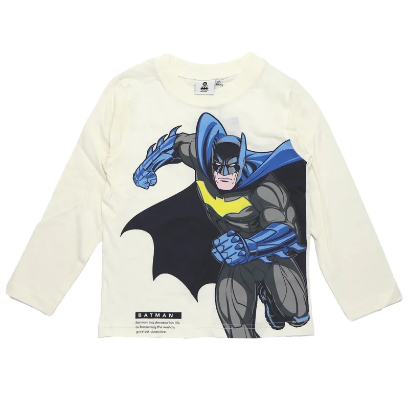 Εποχιακό Μακρυμάνικο Μπλουζάκι DC Comics Batman "Greatest Detective" – Εκρού (HY10333WHITE)