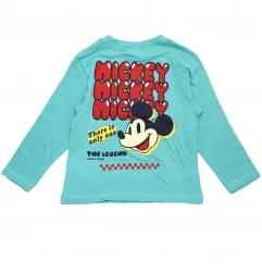Παιδικό Μακρυμάνικο μπλουζάκι Disney Mickey Mouse "There Is Only One" – Βεραμάν (HY10013)