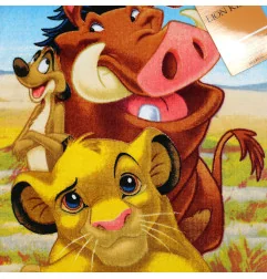 Παιδική Πετσέτα Προσώπου & Χεριών Disney The Lion King "Pride Lands Trio" 30x50cm – 100% Βαμβάκι (JFK036709) - Πετσέτες προσώ...