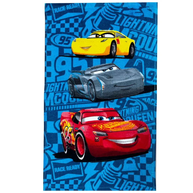 Παιδική Πετσέτα Προσώπου & Χεριών Disney Cars "Speed Champions" 30x50cm – 100% Βαμβάκι (JFK036655)