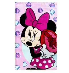 Παιδική Πετσέτα Προσώπου & Χεριών Disney Minnie Mouse "Bonbon Hearts" 30x50cm – 100% Βαμβάκι (JFK036662) - Πετσέτες προσώπου ...