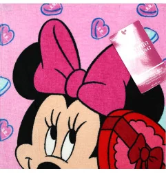 Παιδική Πετσέτα Προσώπου & Χεριών Disney Minnie Mouse "Bonbon Hearts" 30x50cm – 100% Βαμβάκι (JFK036662) - Πετσέτες προσώπου ...