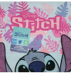 Παιδική Πετσέτα Προσώπου & Χεριών Disney Lilo & Stitch "Pink Paradise" 30x50cm – 100% Βαμβάκι (FML365860) - Πετσέτες προσώπου...