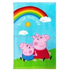 Παιδική Πετσέτα Προσώπου & Χεριών Peppa Pig "Better Together" 30x50cm – 100% Βαμβάκι (JFK036600) - Πετσέτες προσώπου / νηπιαγ...