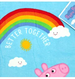 Παιδική Πετσέτα Προσώπου & Χεριών Peppa Pig "Better Together" 30x50cm – 100% Βαμβάκι (JFK036600) - Πετσέτες προσώπου / νηπιαγ...