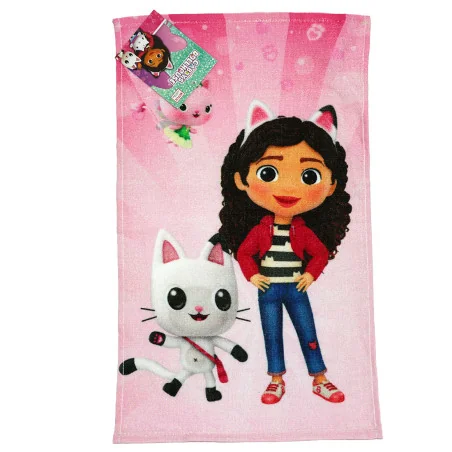Παιδική Πετσέτα Προσώπου & Χεριών Gabby's Dollhouse "Cat World" 30x50cm – 100% Βαμβάκι (FML365839) - Πετσέτες προσώπου / νηπι...