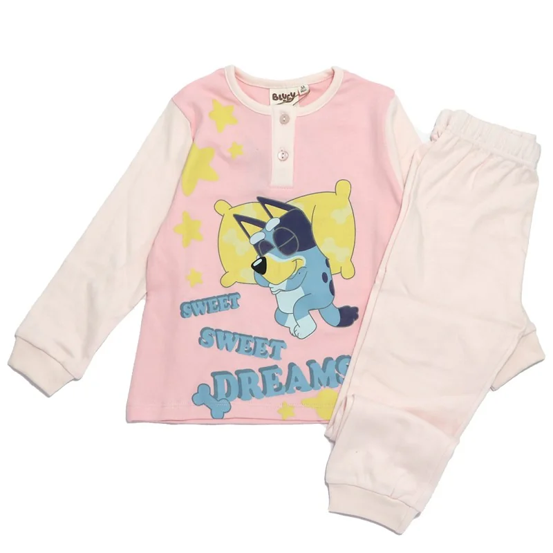 Παιδική Πυτζάμα για Κορίτσι Bluey "Sweet Dreams" 100% Βαμβάκι Σε Κουτί Δώρου – Απαλό Ροζ (HY20141L.Pink) Παιδική Πυτζάμα για Κορίτσι Bluey "Sweet Dreams" 100% Βαμβάκι Σε Κουτί Δώρου – Απαλό Ροζ (HY20141L.Pink)