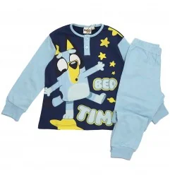 Παιδική Πυτζάμα για Αγόρι Bluey "Bed Time" 100% Βαμβάκι Σε Κουτί Δώρου – Μπλε / Γαλάζιο (HY20143BLUE) - Χειμωνιάτικες / εποχι...