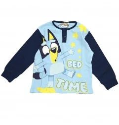 Παιδική Πυτζάμα για Αγόρι Bluey "Bed Time" 100% Βαμβάκι Σε Κουτί Δώρου – Σκούρο Μπλε / Γαλάζιο (HY20143NAVY) - Χειμωνιάτικες ...
