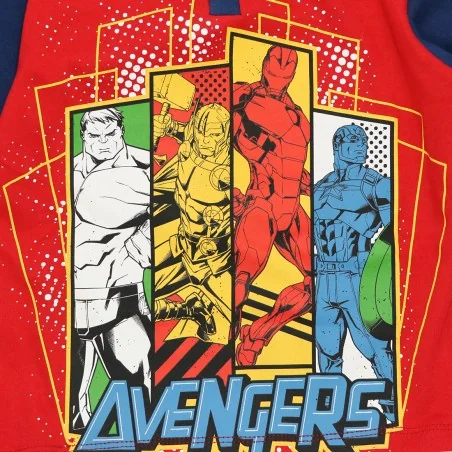 Παιδική Πυτζάμα για Αγόρι Marvel Avengers 100% Βαμβάκι Σε Κουτί Δώρου – Σκούρο Μπλε / Κόκκινο (HY20079NAVY)