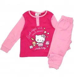 Παιδική Πυτζάμα για Κορίτσι Hello Kitty "Good Night and Sweet Dreams" 100% Βαμβάκι Σε Κουτί Δώρου – Ροζ (HY20161Pink) - Χειμω...