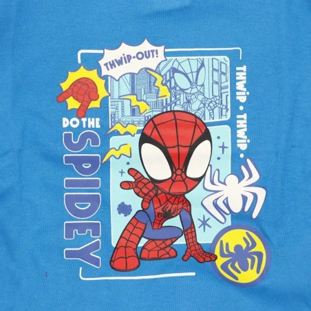 Παιδική Πιτζάμα για Αγόρι Marvel Spidey and His Amazing Friends 100% Βαμβάκι Σε Κουτί Δώρου – Κόκκινο / Μπλε (HY20085Red)