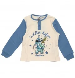 Παιδική Πιτζάμα για Κορίτσι Disney Lilo & Stitch "Cuddles Before Bedtime" Σε Κουτί Δώρου – Μπλε / Ζαχαρί (HY20109BLUE) - Χειμ...