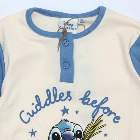 Παιδική Πιτζάμα για Κορίτσι Disney Lilo & Stitch "Cuddles Before Bedtime" Σε Κουτί Δώρου – Μπλε / Ζαχαρί (HY20109BLUE)