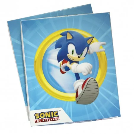 Παιδική Πιτζάμα για Αγόρι Sonic The Hedgehog "Let's Roll! Speed" 100% Βαμβάκι Σε Κουτί Δώρου – Μπλε / Κόκκινο (HY20083blue)
