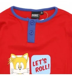 Παιδική Πιτζάμα για Αγόρι Sonic The Hedgehog "Let's Roll! Speed" 100% Βαμβάκι Σε Κουτί Δώρου – Μπλε / Κόκκινο (HY20083blue) -...