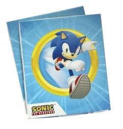 Παιδική Πιτζάμα για Αγόρι Sonic The Hedgehog "Let's Roll! Speed" 100% Βαμβάκι Σε Κουτί Δώρου – Κόκκινο / Μπλε (HY20083RED)