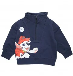 Παιδική Μπλούζα Φούτερ για Αγόρι Paw Patrol "The Playful Outdoors" με Φερμουάρ στη Λαιμόκοψη – Σκούρο Μπλε (HY10049) - Μπλούζ...
