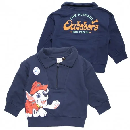 Παιδική Μπλούζα Φούτερ για Αγόρι Paw Patrol "The Playful Outdoors" με Φερμουάρ στη Λαιμόκοψη – Σκούρο Μπλε (HY10049) Παιδική Μπλούζα Φούτερ για Αγόρι Paw Patrol "The Playful Outdoors" με Φερμουάρ στη Λαιμόκοψη – Σκούρο Μπλε (HY10049)