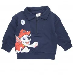 Παιδική Μπλούζα Φούτερ για Αγόρι Paw Patrol "The Playful Outdoors" με Φερμουάρ στη Λαιμόκοψη – Σκούρο Μπλε (HY10049) - Μπλούζ...