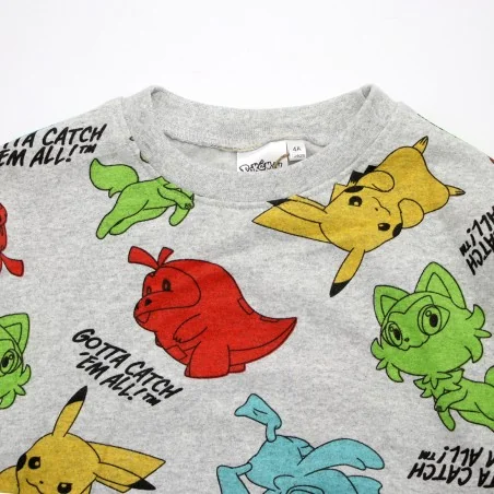 Παιδική Μπλούζα Φούτερ για Αγόρι Pokémon "Gotta Catch 'Em All!" – Γκρι Μελανζέ (HY10293Grey) Παιδική Μπλούζα Φούτερ για Αγόρι Pokémon "Gotta Catch 'Em All!" – Γκρι Μελανζέ (HY10293Grey)