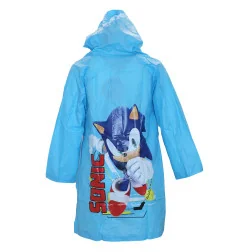 Παιδικό Αδιάβροχο Παλτό για Αγόρι Sonic the Hedgehog – Ανοιχτό Μπλε / Σιέλ (SONIC M 52 28 034) - Αγορίστικα αδιάβροχα